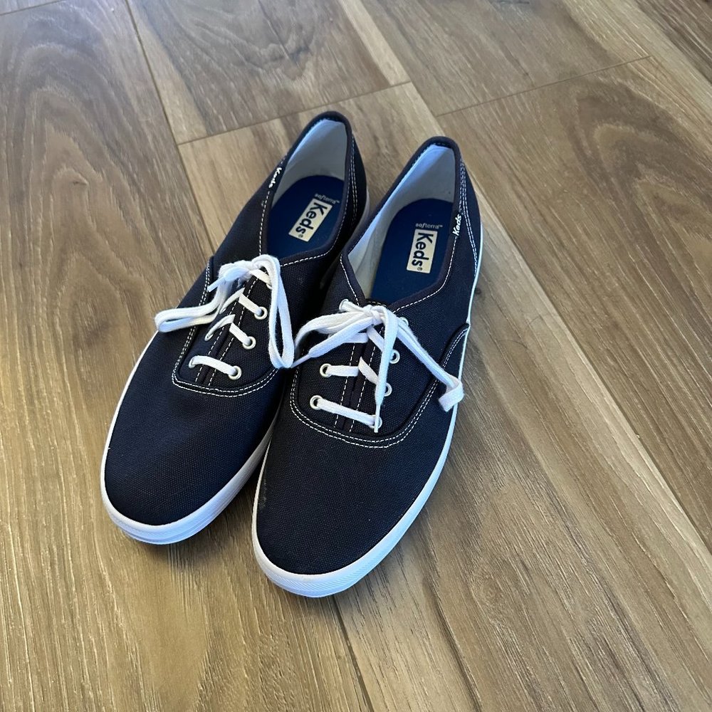 Keds NWOT dance shoes, navy blue